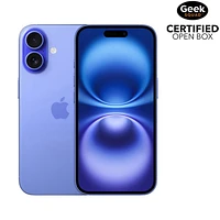 Boîte ouverte - iPhone 16 de 128 Go d'Apple - Bleu outremer - Déverrouillé