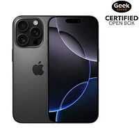 Boîte ouverte - iPhone 16 Pro de 256 Go d'Apple - Titane noir - Déverrouillé