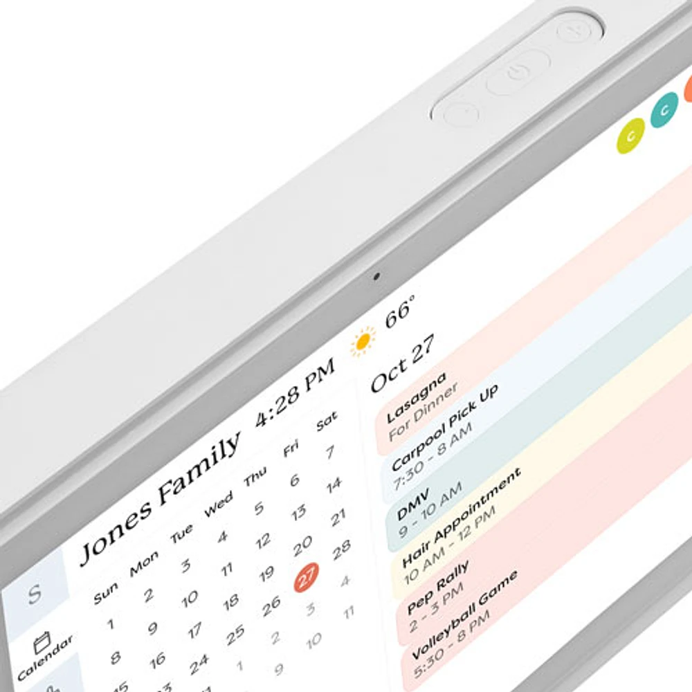 Skylight 15" Touchscreen Calendar Smart Display - White