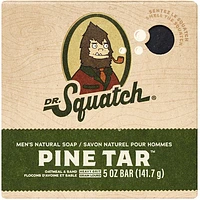 Pain de savon naturel pour hommes de Dr Squatch - Pine Tar