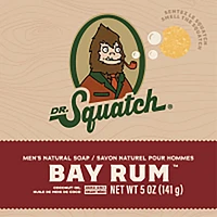 Pain de savon naturel pour hommes de Dr. Squatch - Bay Rum
