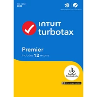TurboTax Premier 2024 (PC) - 12 Returns