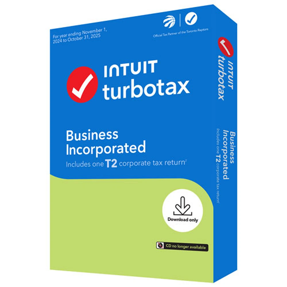 TurboTax Business Incorporated 2024 (PC) - Déclaration commerciale T2 - Anglais