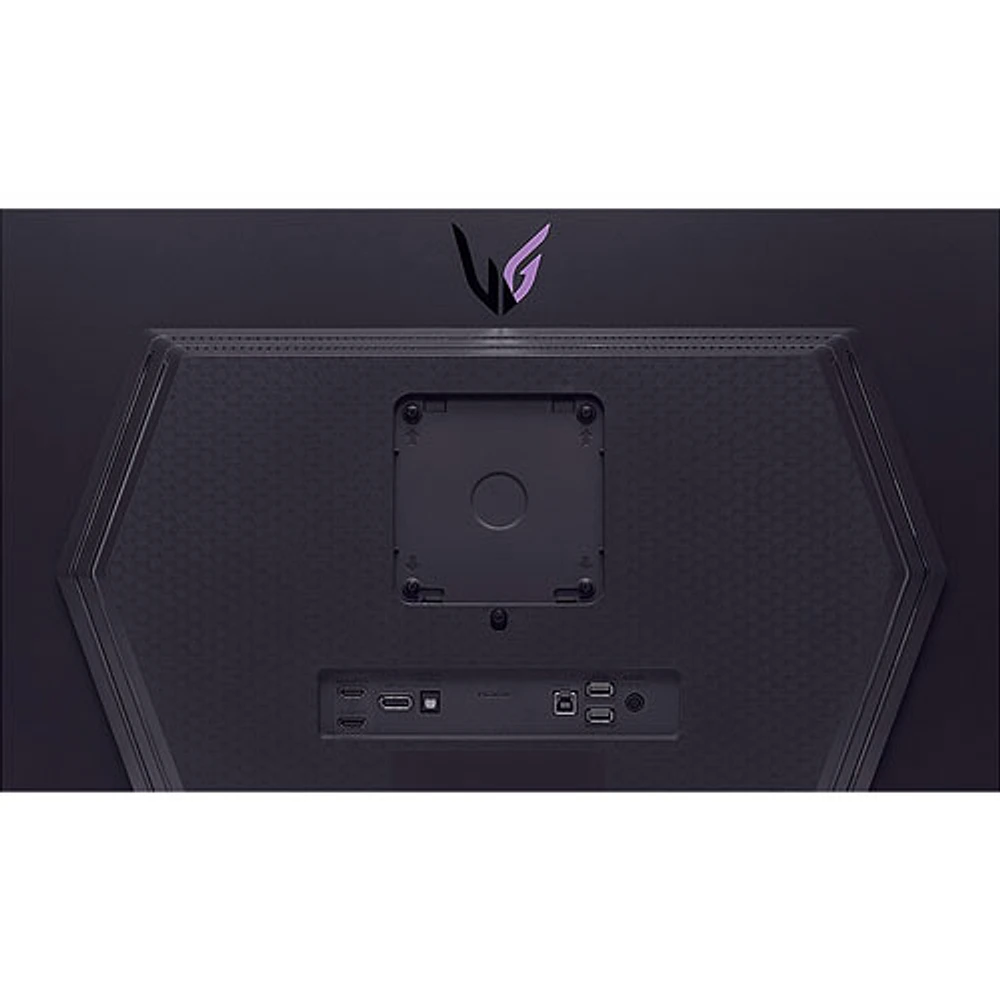 Moniteur de jeu FreeSync UltraGear de 27 po G-Sync DEL DELO QHD 240 Hz 0,03 ms gris à gris de LG (27GS93QE-B) - Gris violet