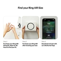 Ultrahuman Ring Air Sleep & Fitness Smart Ring - Size