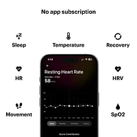 Ultrahuman Ring Air Sleep & Fitness Smart Ring - Size