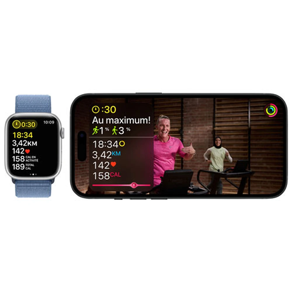 Apple Watch Ultra 2 (GPS + Cellular) avec boîtier de 49 mm en titane et bracelet alpin indigo par Koodo - Grand 165-210 mm - Paiement Balance mensuel