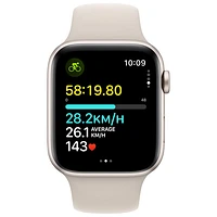 Apple Watch SE (GPS + cellulaire) de 44 mm avec boîtier en aluminium comète et bracelet sport comète par Koodo - Moyen/Grand - Paiement Balance mensuel