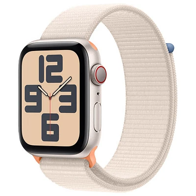 Apple Watch SE (GPS + cellulaire) avec boîtier de 44 mm en aluminium comète et bracelet sport comète par Koodo - Paiement Balance mensuel