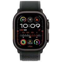 Koodo Apple Watch Ultra 2 (GPS + Cellular) 49mm Black Titanium Case with Black Trail Loop - Medium/Large - Monthly Tab Payment