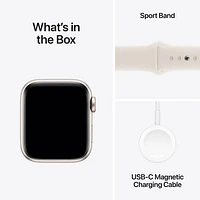 Koodo Apple Watch SE (GPS + Cellular) 40mm Starlight Aluminum Case with Starlight Sport Band - Small/Medium - Monthly Tab Payment