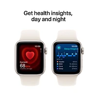 Koodo Apple Watch SE (GPS + Cellular) 40mm Starlight Aluminum Case with Starlight Sport Band - Small/Medium - Monthly Tab Payment