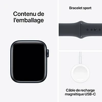 Koodo Apple Watch SE (GPS + Cellular) 40mm Midnight Aluminum Case with Midnight Sport Band - Medium/Large - Monthly Tab Payment