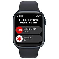 Koodo Apple Watch Series 8 (GPS + Cellular) 45mm Midnight Aluminum Case with Midnight Sport Band - Medium/Large - Monthly Tab Payment