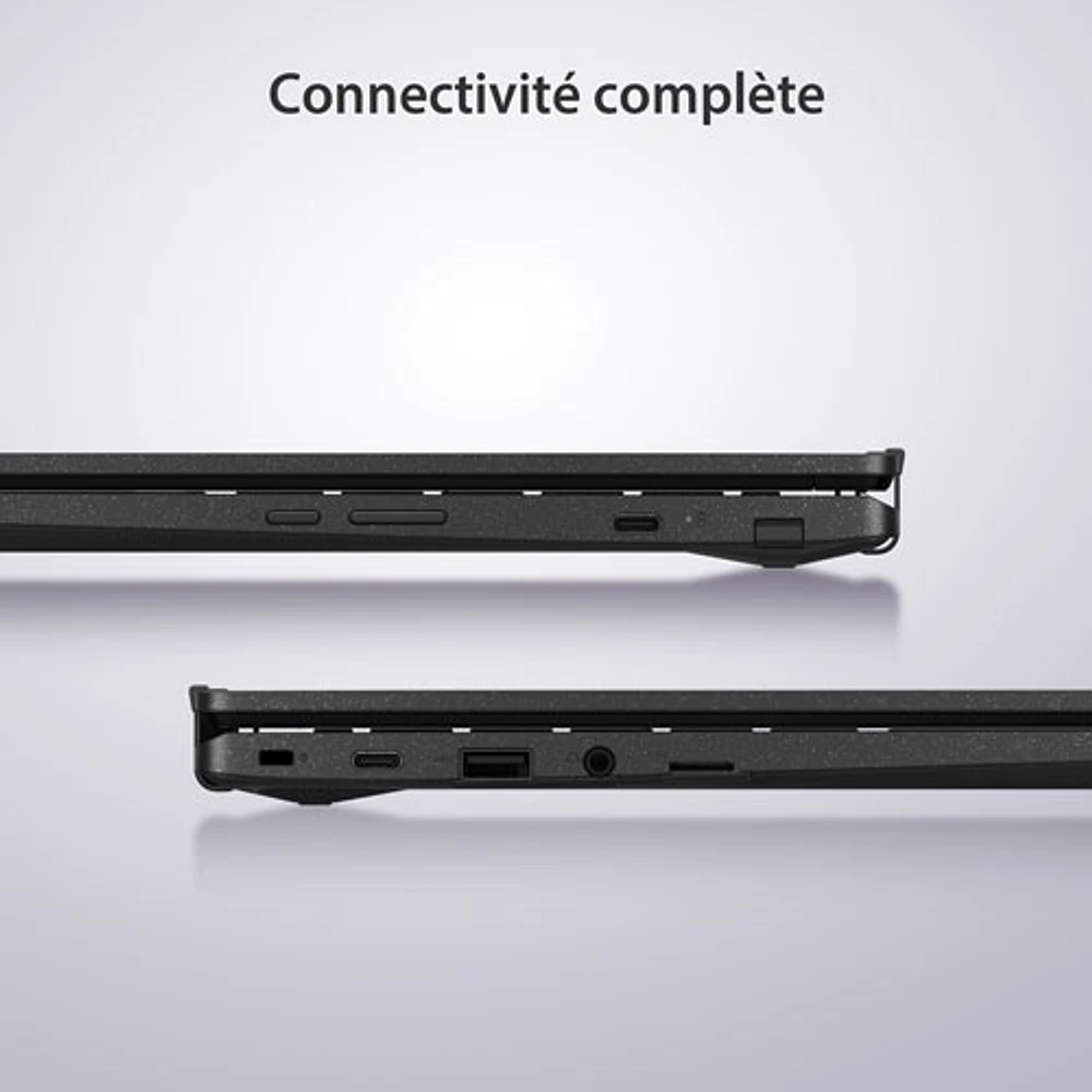 Chromebook 2-en-1 à écran tactile de 14 po CM14 Flip d'ASUS - Gris gravité (Kompanio 520 de MediaTek/RAM 8 Go/SSD 128 Go)