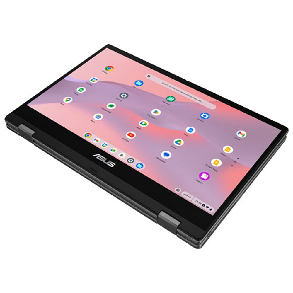 Chromebook 2-en-1 à écran tactile de 14 po CM14 Flip d'ASUS - Gris gravité (Kompanio 520 de MediaTek/RAM 8 Go/SSD 128 Go)