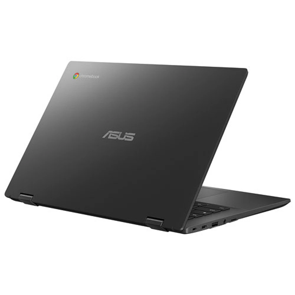 Chromebook 2-en-1 à écran tactile de 14 po CM14 Flip d'ASUS - Gris gravité (Kompanio 520 de MediaTek/RAM 8 Go/SSD 128 Go)