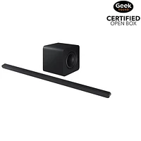 Boîte ouverte - Barre de son 3.1.2 canaux Dolby Atmos HW-S800D/ZC de Samsung avec haut-parleur d'extrêmes graves sans fil - Noir titan