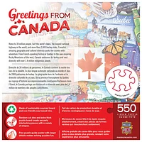 Greetings From Canada Jigsaw Puzzle - 550 Pieces