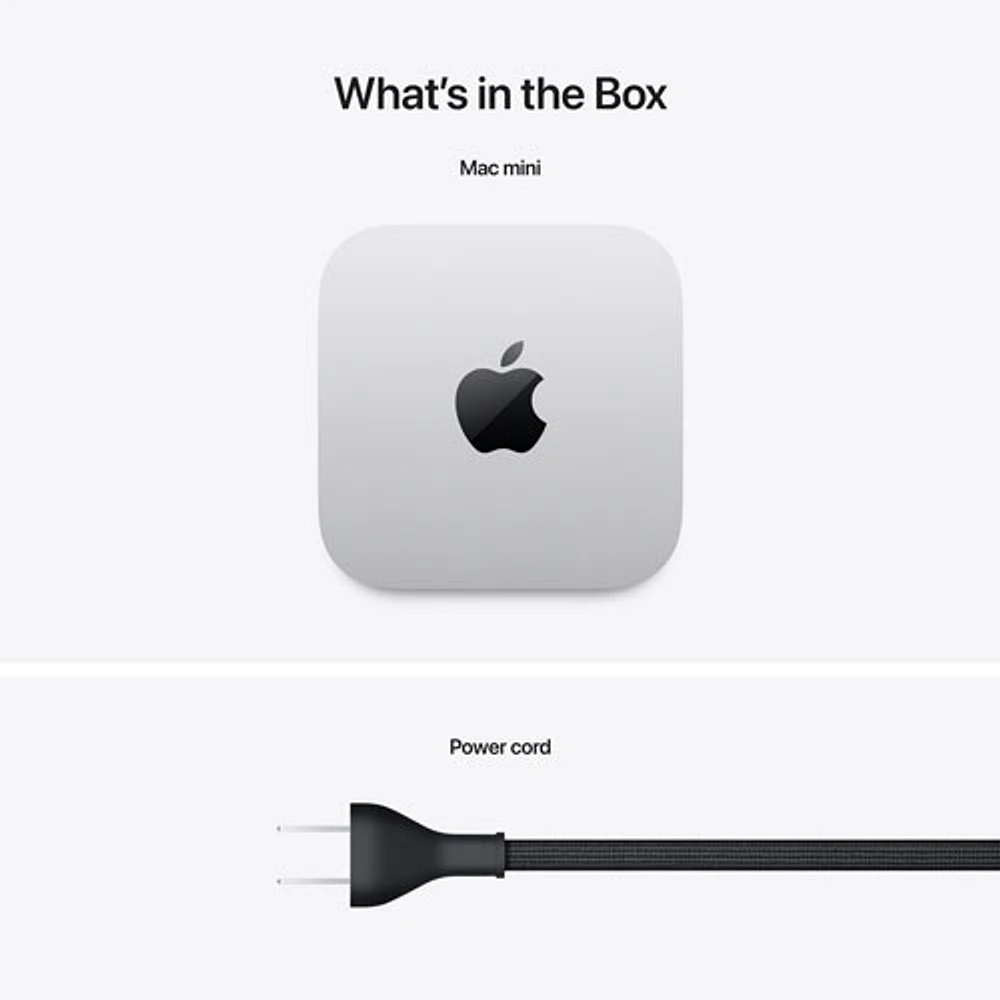 Ordinateur Mac mini de 512 Go d'Apple (MCX44VC/A) avec puce M4 Pro d'Apple à processeur central 12 coeurs/processeur graphique 16 coeurs/RAM 24 Go