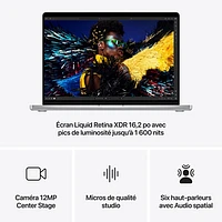 Apple MacBook Pro 16.2" (Fall 2024) - Silver (Apple M4 Pro / 48GB RAM / 512GB SSD) - French