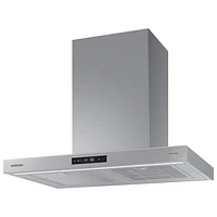 Open Box - Samsung Bespoke 30" Wall Mount Range Hood (NK30CB700WCGAA) - Grey Glass - Scratch & Dent