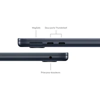 MacBook Air de 13,6 po avec Touch ID d'Apple (2022) - Minuit (M2 d'Apple/RAM 16 Go/SSD 256 Go) - Anglais