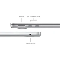 Apple MacBook Air 13.6" w/ Touch ID (Fall 2024) - Silver (Apple M3 / 16GB RAM / 256GB SSD) - English