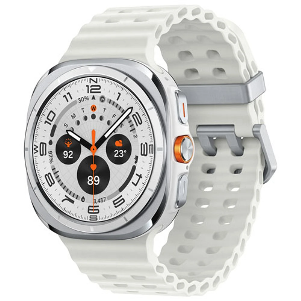 Koodo Samsung Galaxy Watch Ultra 47mm LTE Smartwatch - Titanium White - Monthly Tab Payment