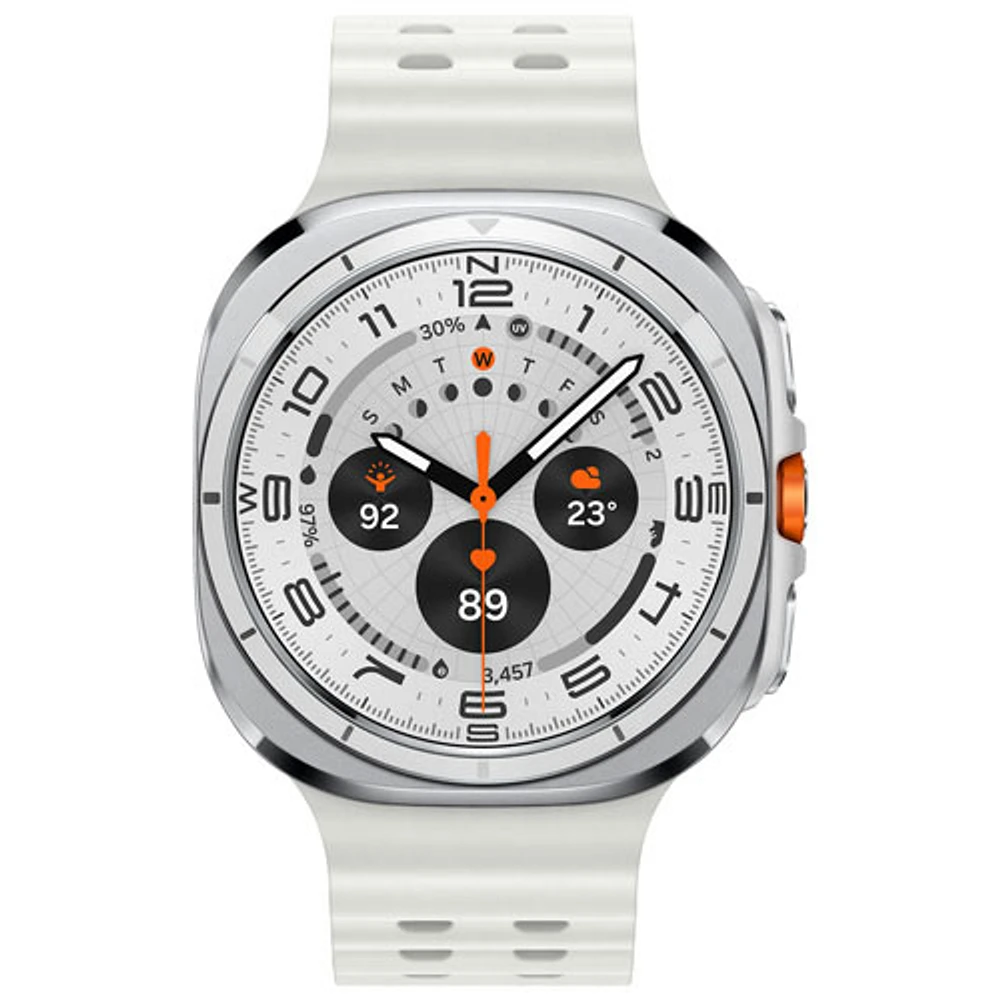 Koodo Samsung Galaxy Watch Ultra 47mm LTE Smartwatch - Titanium White - Monthly Tab Payment