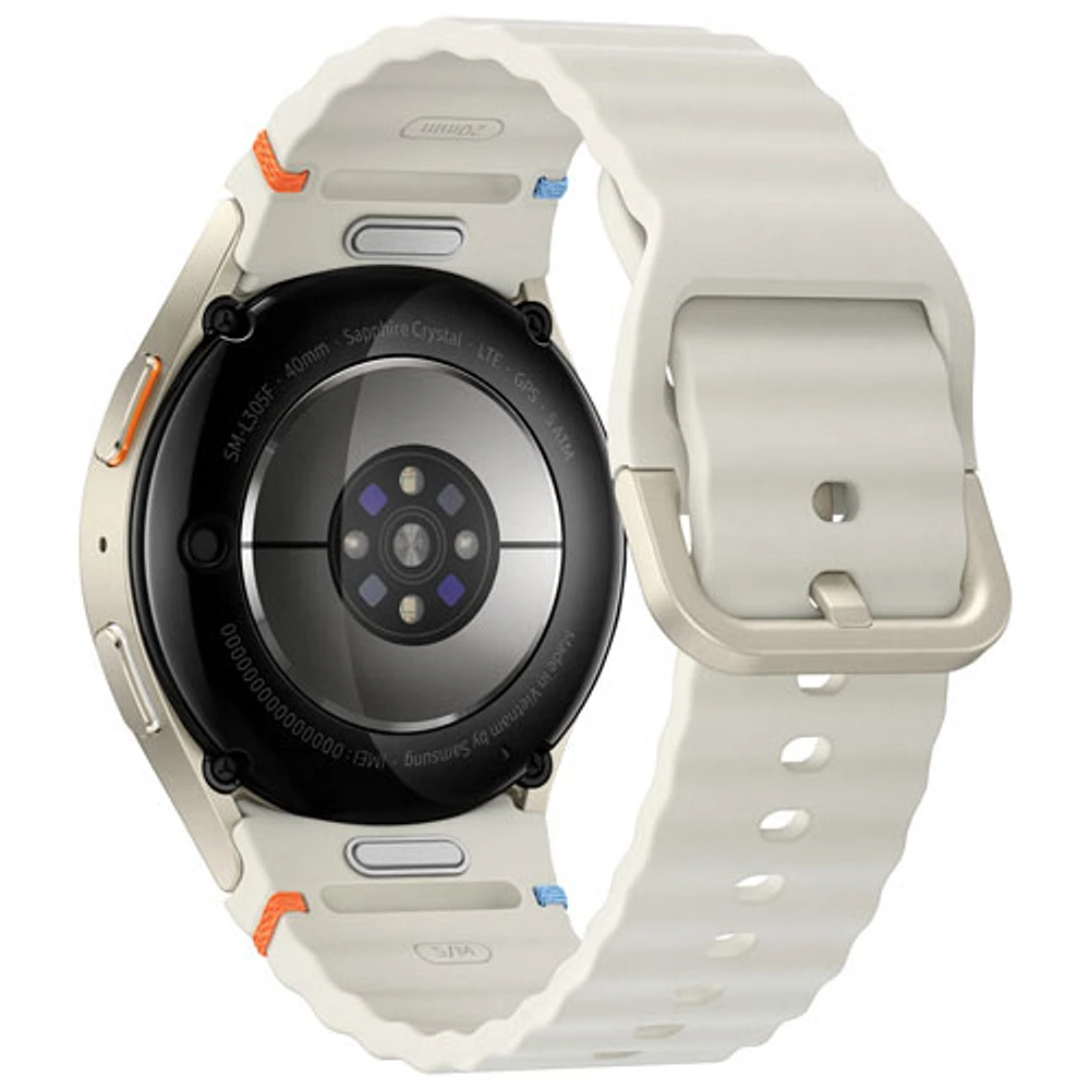 Koodo Samsung Galaxy Watch7 40mm LTE Smartwatch - Cream - Monthly Tab Payment
