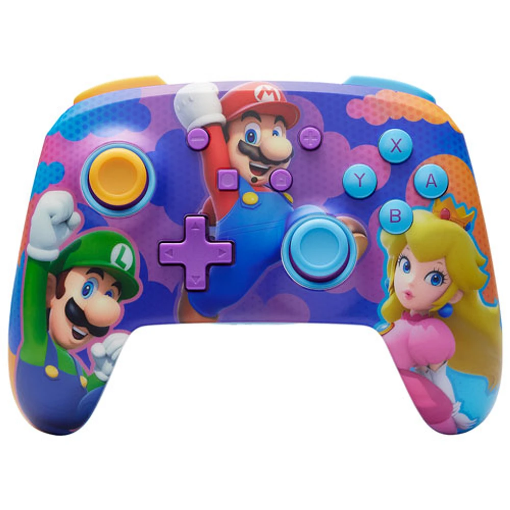 Manette sans fil améliorée de PowerA pour Switch - Splash Heroes