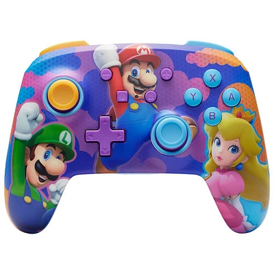 Manette sans fil améliorée de PowerA pour Switch - Splash Heroes