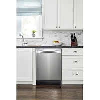 Lave-vaisselle encastrable à cuve hybride 24 po 49 dB de Frigidaire (FDHP4336AS) - Acier inoxydable