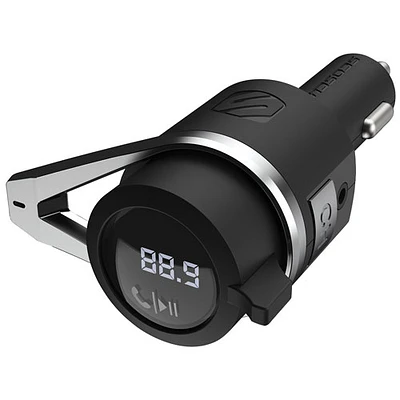 Trousse mains libres pour l'auto BTFreq de Scosche avec émetteur FM Bluetooth/Power Delivery (BTFMPD3SR-SP)