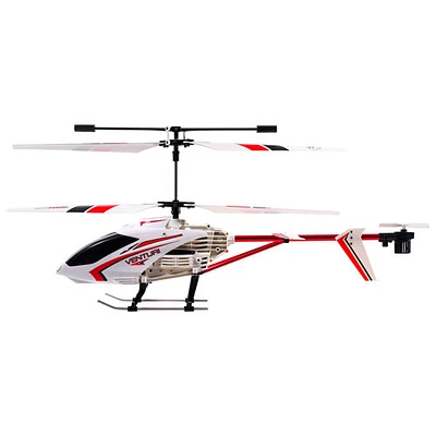 Hélicoptère téléguidé Venturi de LiteHawk - Rouge/Blanc