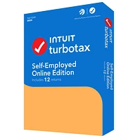 TurboTax Self Employed Online Edition 2024 (PC/Mac) - 12 Returns