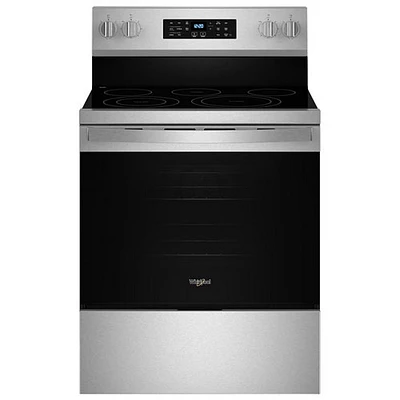 Open Box - Whirlpool 30" 5.3 Cu. Ft. Fan Convection Electric Air Fry Range - SS - Scratch & Dent