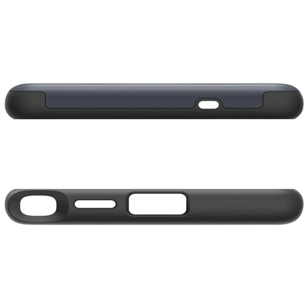 Étui rigide ajusté Slim Armor Magfit de Spigen pour Galaxy S25 Ultra - Ardoise métallique