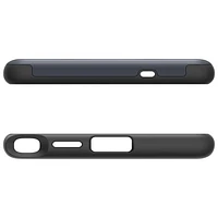 Étui rigide ajusté Slim Armor Magfit de Spigen pour Galaxy S25 Ultra - Ardoise métallique