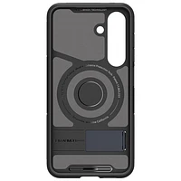 Étui rigide ajusté Slim Armor Magfit de Spigen pour Galaxy S25 - Ardoise métallique