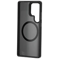 TUFF8 GlideGuard Rugged Case with MagSafe for Galaxy S25 Ultra - Smoke Black