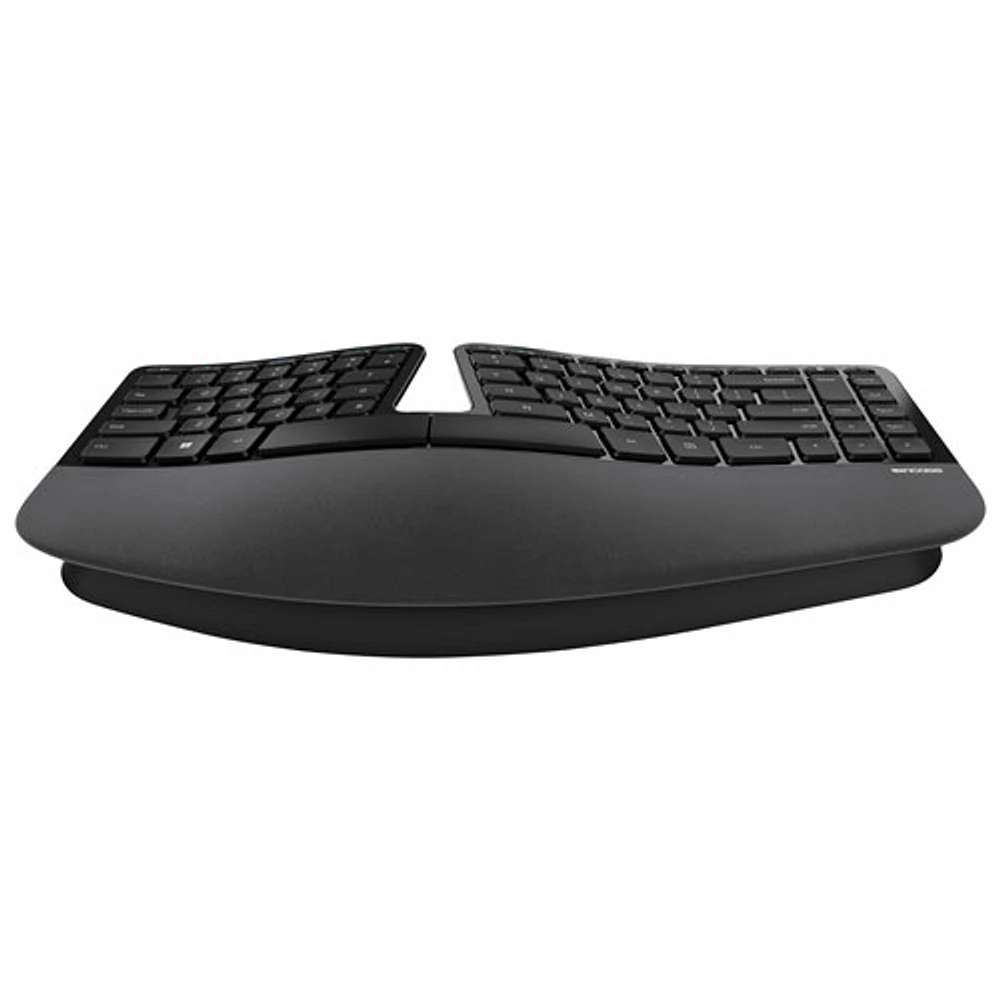 Clavier sans fil ergonomique sans pavé numérique Sculpt d'Incase conçu par Microsoft - Noir - Anglais - Exclusivité Best Buy