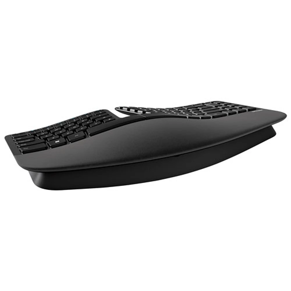 Clavier sans fil ergonomique sans pavé numérique Sculpt d'Incase conçu par Microsoft - Noir - Anglais - Exclusivité Best Buy