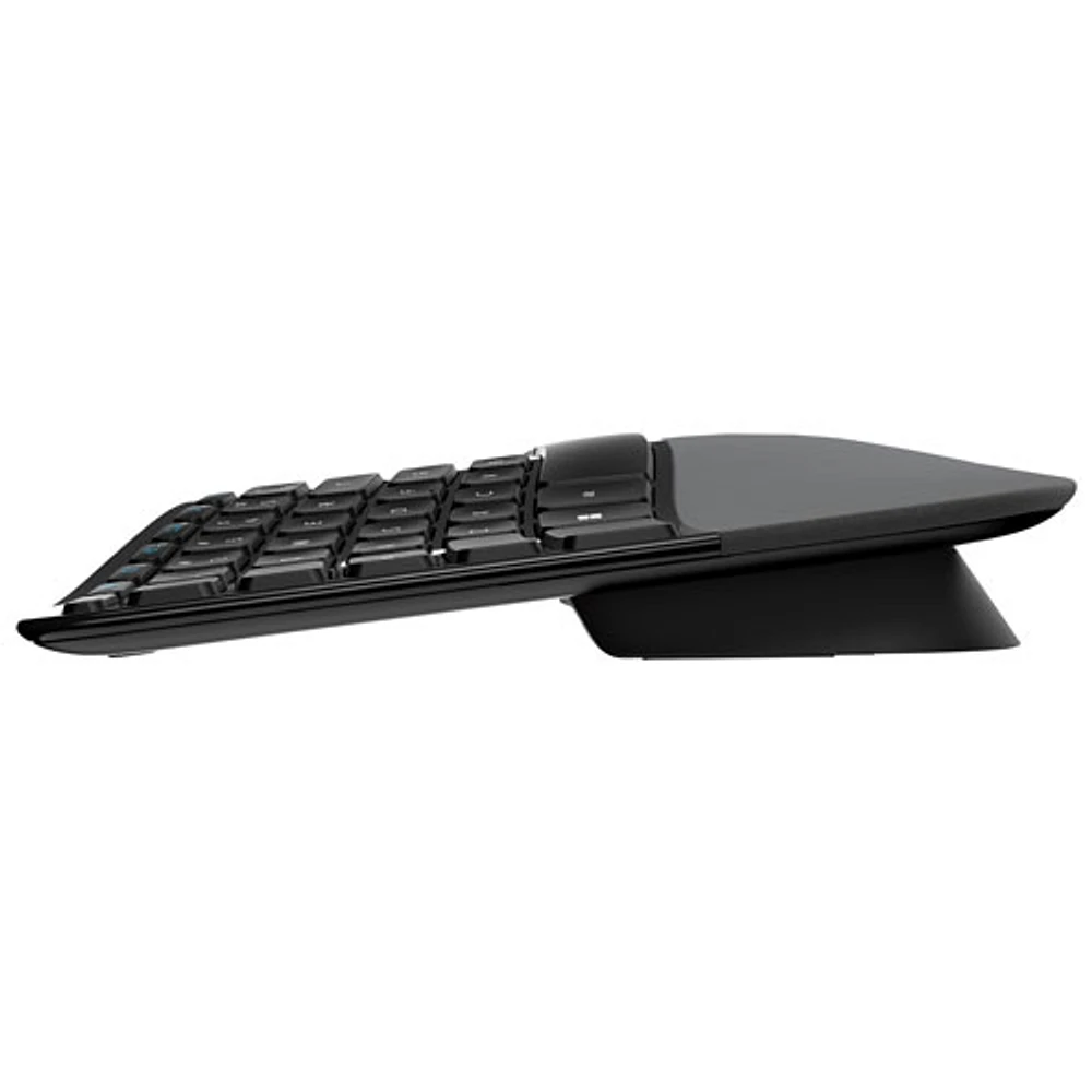 Clavier sans fil ergonomique sans pavé numérique Sculpt d'Incase conçu par Microsoft - Noir - Anglais - Exclusivité Best Buy