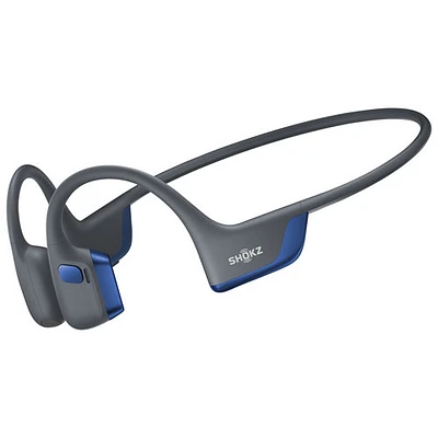 Shokz OpenRun Pro 2 USB-C Open-Ear Bluetooth Headphones - Steel Blue - Only at Best Buy