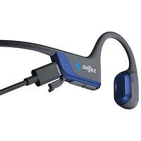 Shokz OpenRun Pro 2 USB-C Open-Ear Bluetooth Headphones - Steel Blue - Only at Best Buy