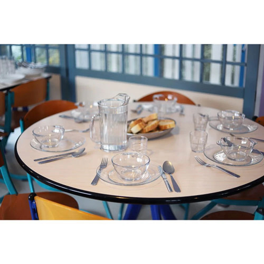 Service de vaisselle en verre trempé de pièces Lys de Duralex