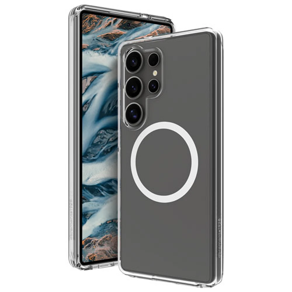 Étui rigide ajusté Iceland Pro Qi2 de Dbramante1928 pour Galaxy S25 Ultra - Transparent