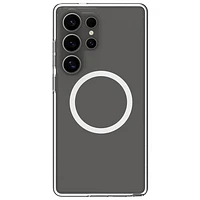 Étui rigide ajusté Iceland Pro Qi2 de Dbramante1928 pour Galaxy S25 Ultra - Transparent